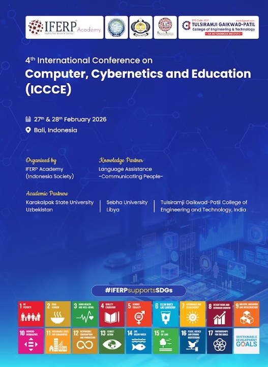 Proceedings cover — 4th International Conference on Computer, Cybernetics and Education (4th ICCCE-2026)